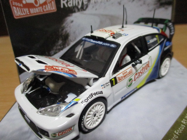  Vitesse 1/43 [ Ford Focus RS WRC ] #7 2004y Monte Carlo Rally * postage 400 jpy ( letter pack post service shipping ) case . crack 