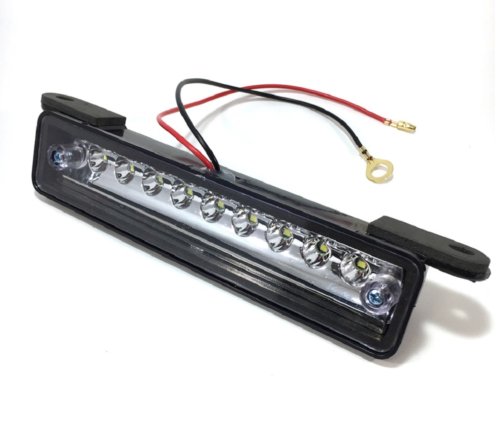 ジムニー JA11 JA12 JB23 9連 LED ライセンス ランプ ナンバー灯 ユニット ホワイト ライト テール リア パーツ カスタム 社外品_画像7