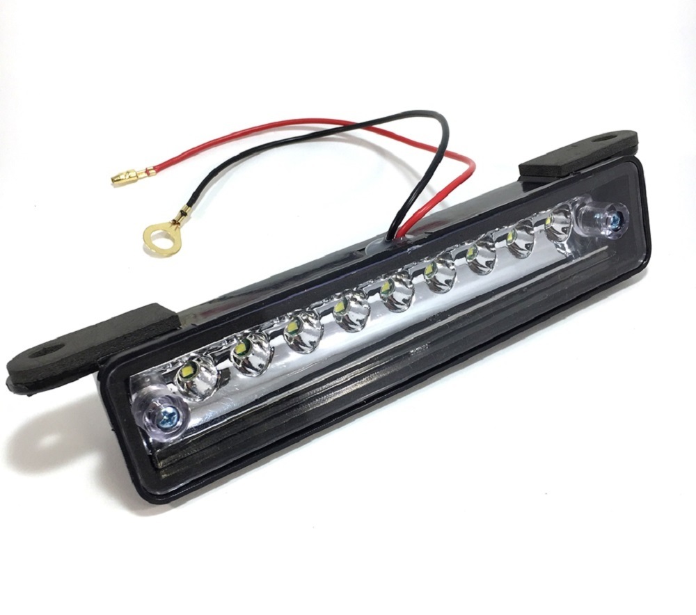 ジムニー JA11 JA12 JB23 9連 LED ライセンス ランプ ナンバー灯 ユニット ホワイト ライト テール リア パーツ カスタム 社外品_画像2