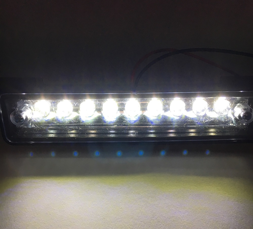 ジムニー JA11 JA12 JB23 9連 LED ライセンス ランプ ナンバー灯 ユニット ホワイト ライト テール リア パーツ カスタム 社外品_画像8