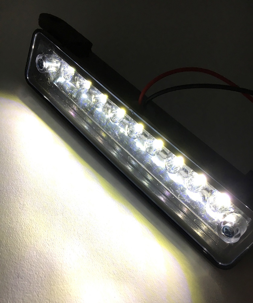 ジムニー JA11 JA12 JB23 9連 LED ライセンス ランプ ナンバー灯 ユニット ホワイト ライト テール リア パーツ カスタム 社外品_画像1