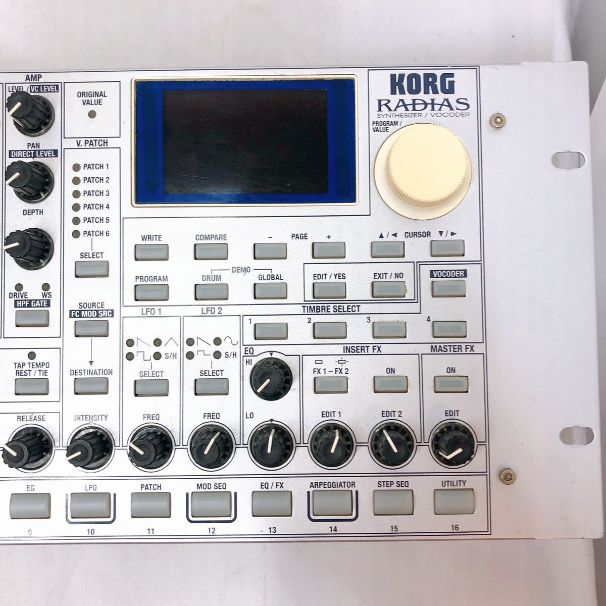【生産中止品】RADIAS-R KORG シンセサイザー 音源モジュールのみ 内蔵ボコーダー 音響機器_画像5