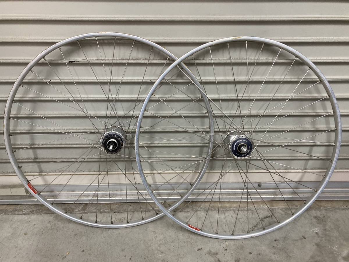 4722) 2本セット シマノ DURA-ACE HB-7600 ピスト ホイール 競輪 NJS