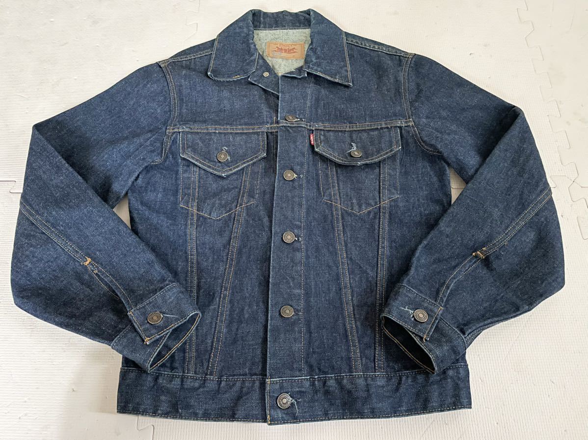 極上 60s vintage LEVIS リーバイス 70505 ビッグE 極東 ビンテージ BIGE 4th 3rd Gジャン デニムジャケット usa_画像1