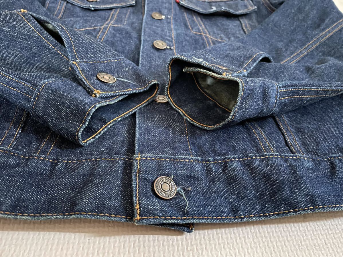 極上 60s vintage LEVIS リーバイス 70505 ビッグE 極東 ビンテージ BIGE 4th 3rd Gジャン デニムジャケット usa_画像8