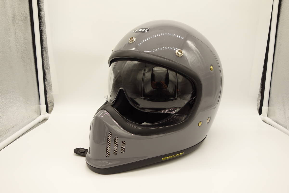 Mサイズ（57cm）【SHOEI（ショウエイ） EX-ZERO バサルトグレー 2020年製造】フルフェイスヘルメット_画像6