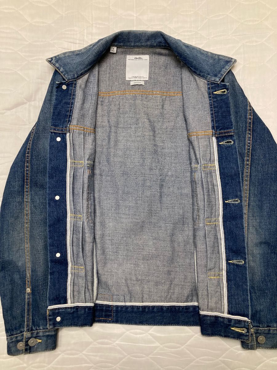 定価62640円★VISVIM SS 101 JKT DAMEGED セカンド Gジャン デニムジャケット 2 M ビズビム