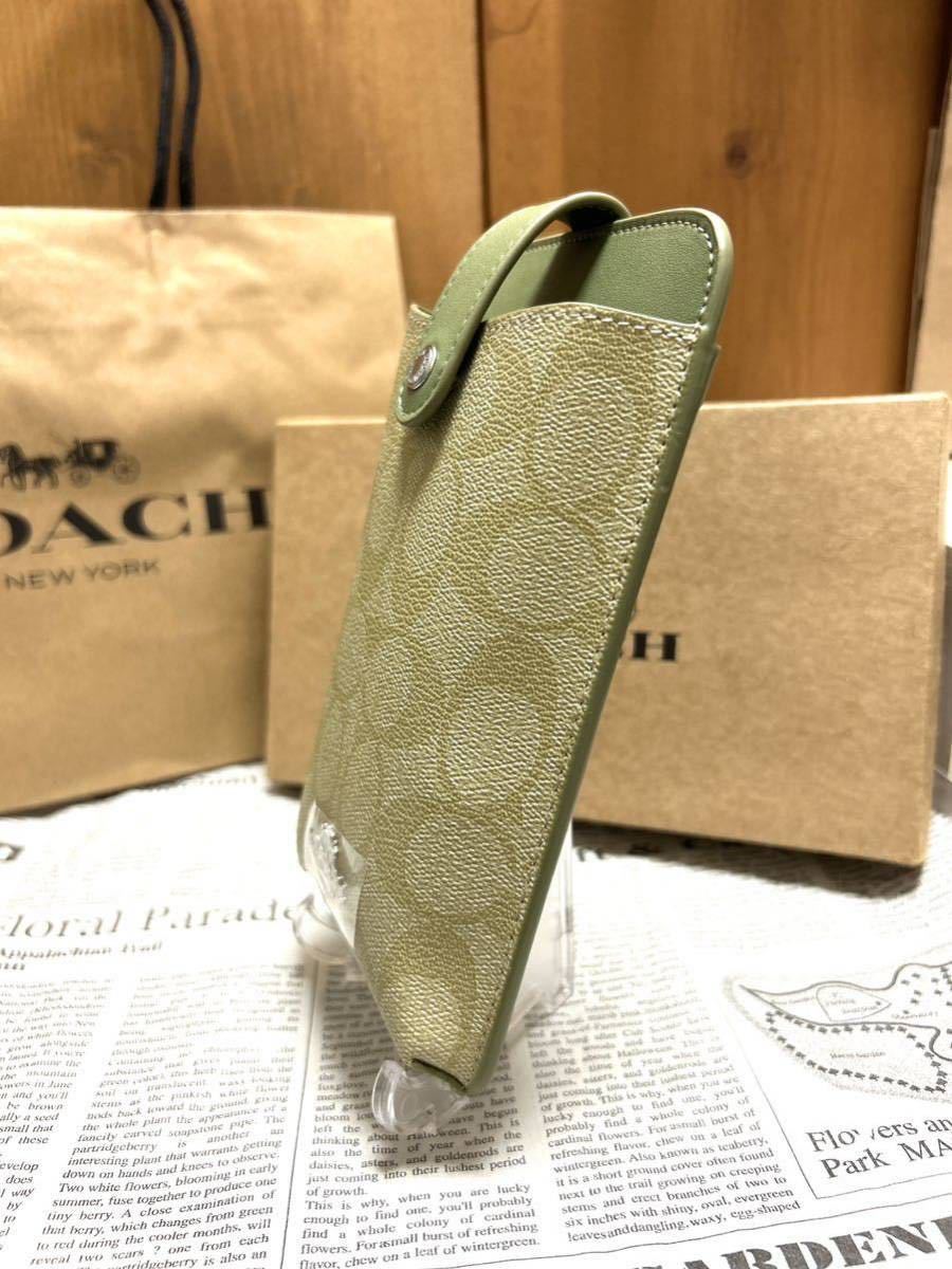 COACH コーチ スマホケース スマホショルダー ショルダーバッグ アウトレット ポシェット_画像3