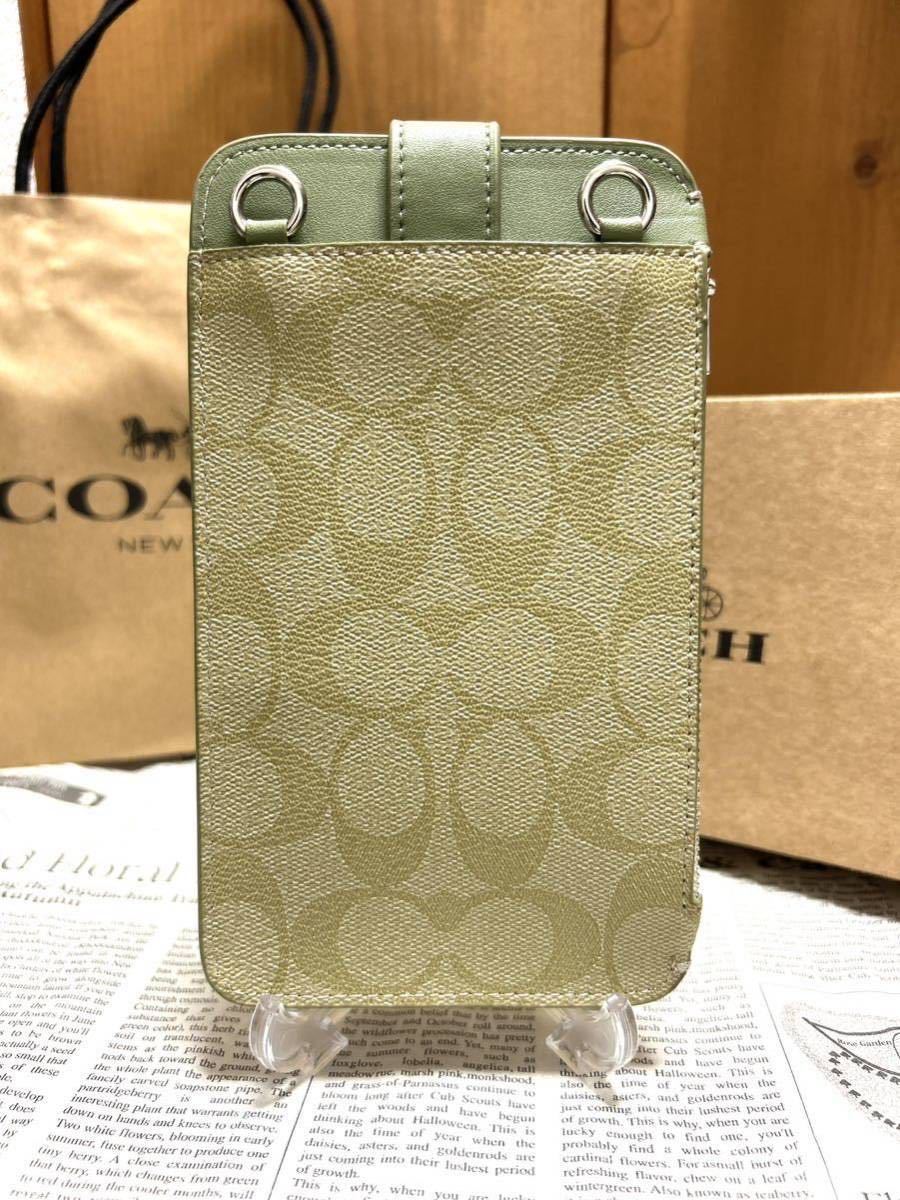 COACH コーチ スマホケース スマホショルダー ショルダーバッグ アウトレット ポシェット_画像5