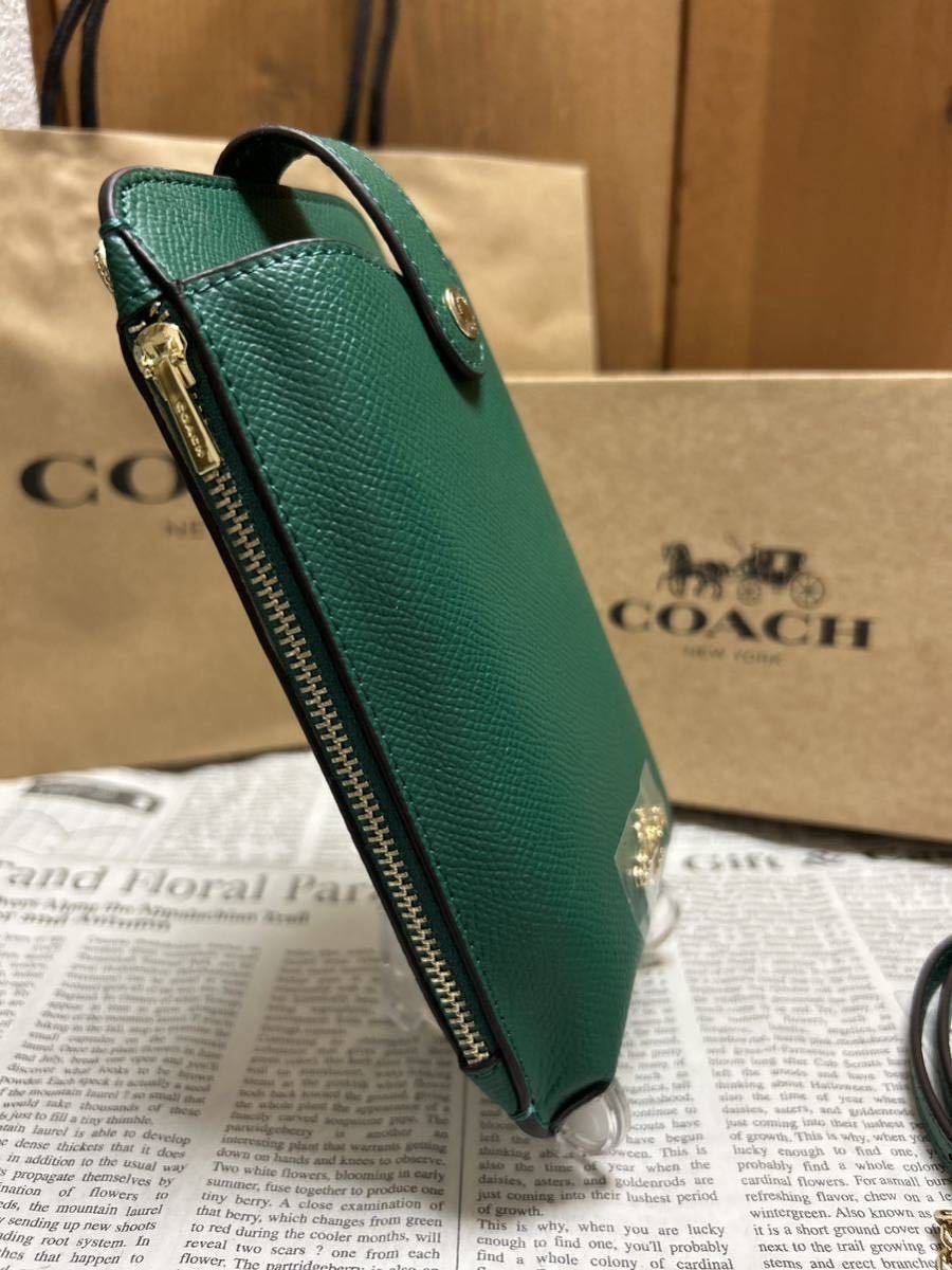 COACH コーチ スマホショルダー スマホケース アウトレット ポシェット ショルダーバッグ_画像4