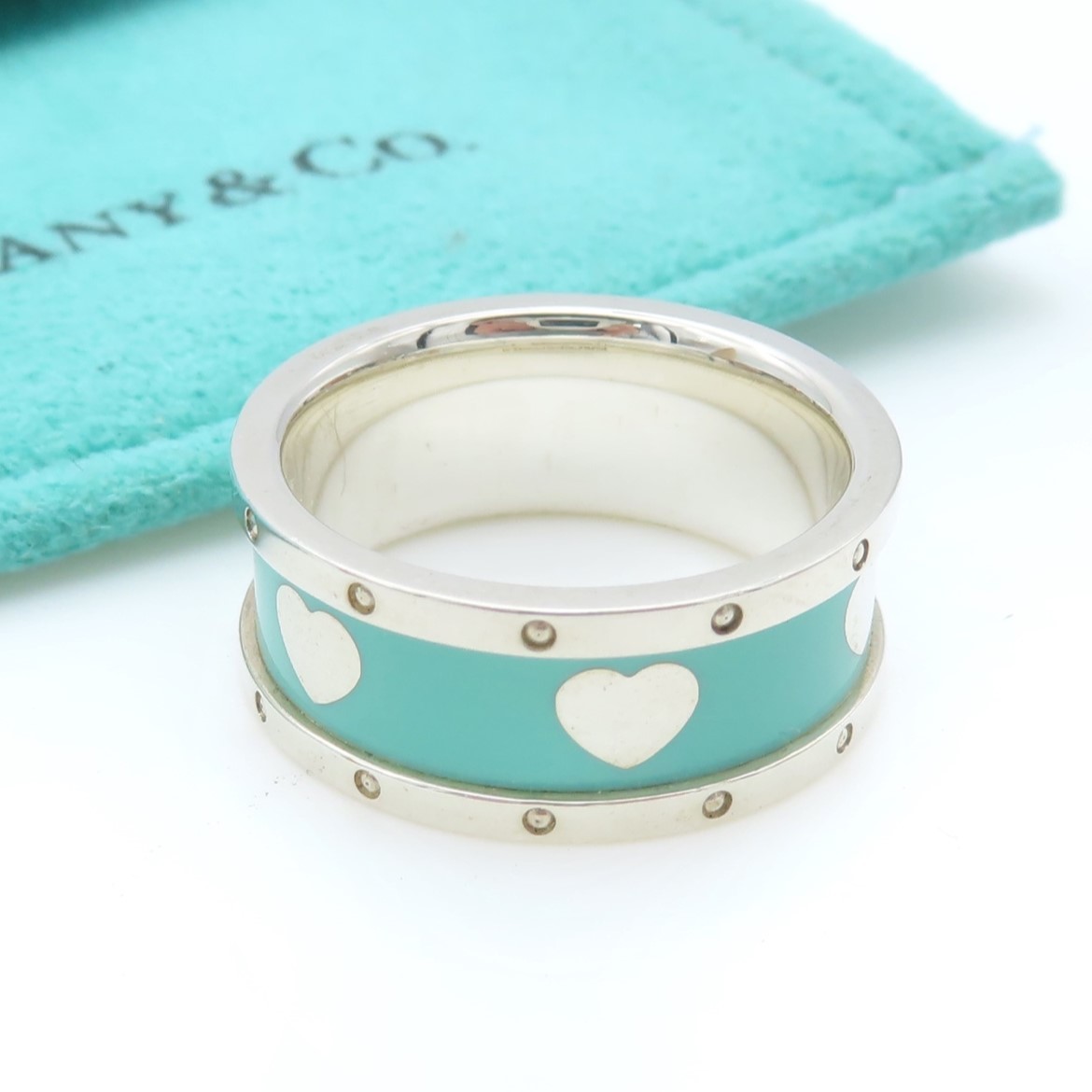 低価格で大人気の 【送料無料】 美品 Tiffany&Co. ティファニー ブルー