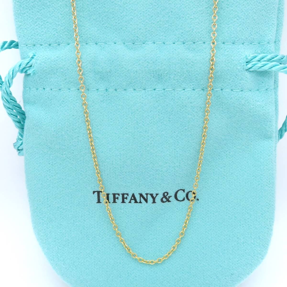 極希少 美品 Tiffany&Co ティファニー イエロー ゴールド ミディアム