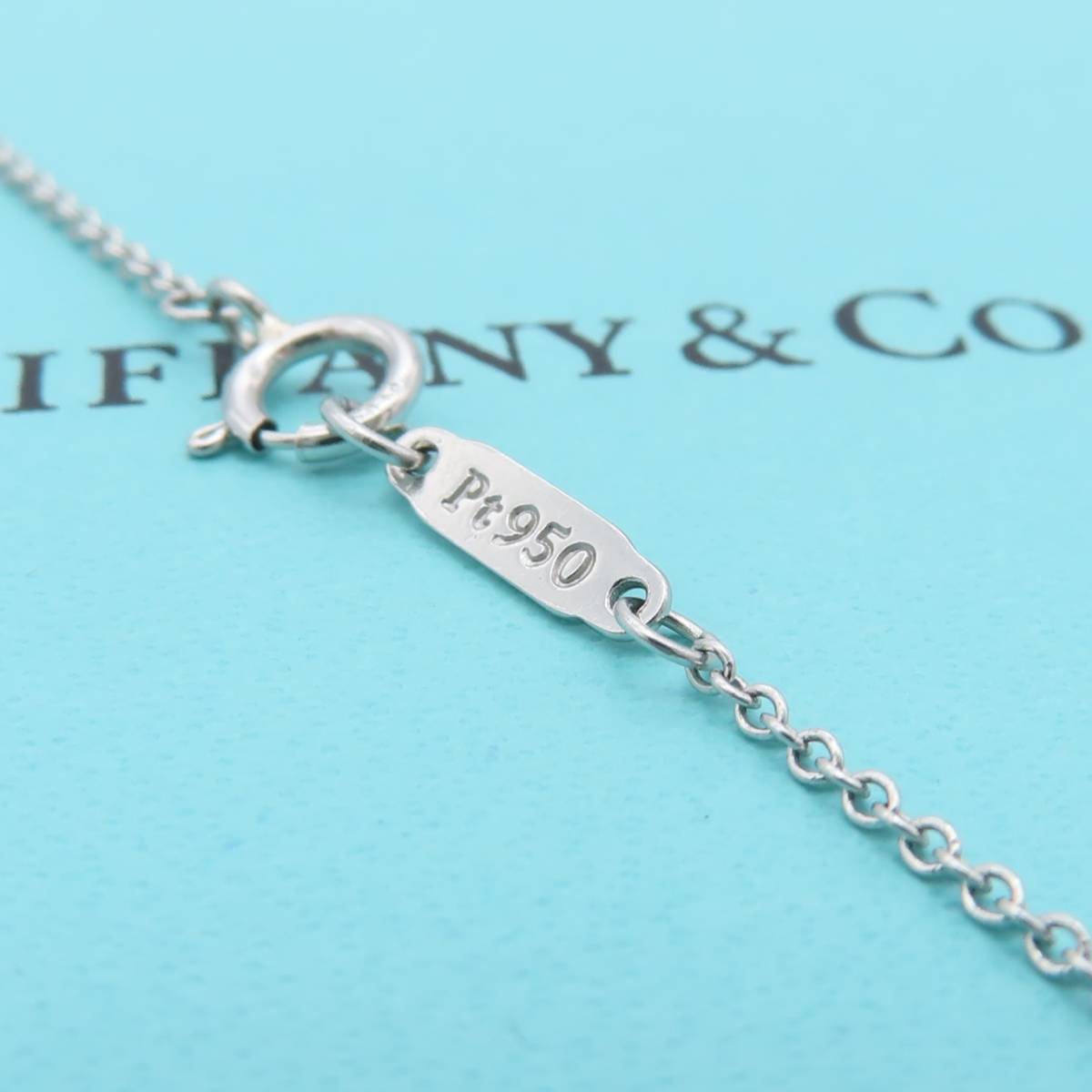 未使用 Tiffany&Co ティファニー プラチナ チェーン シルバー 