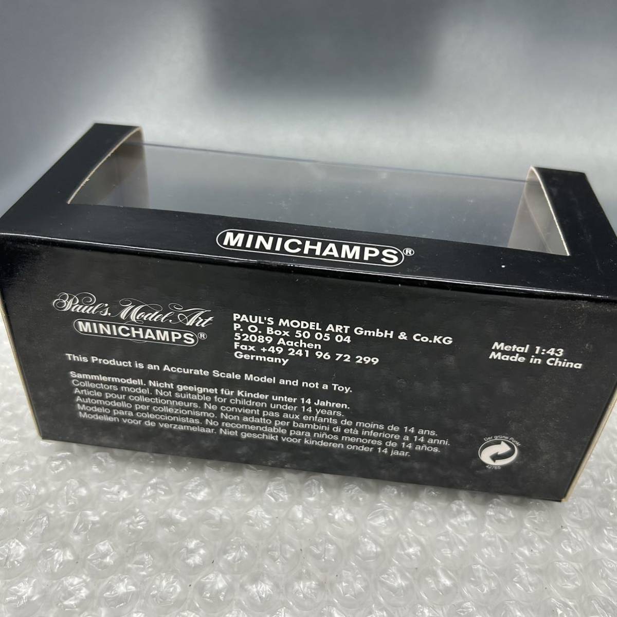 MINICHAMPS FORD Mustang 1968 ブラック ミニチャンプス 1/43 ミニカー_画像6