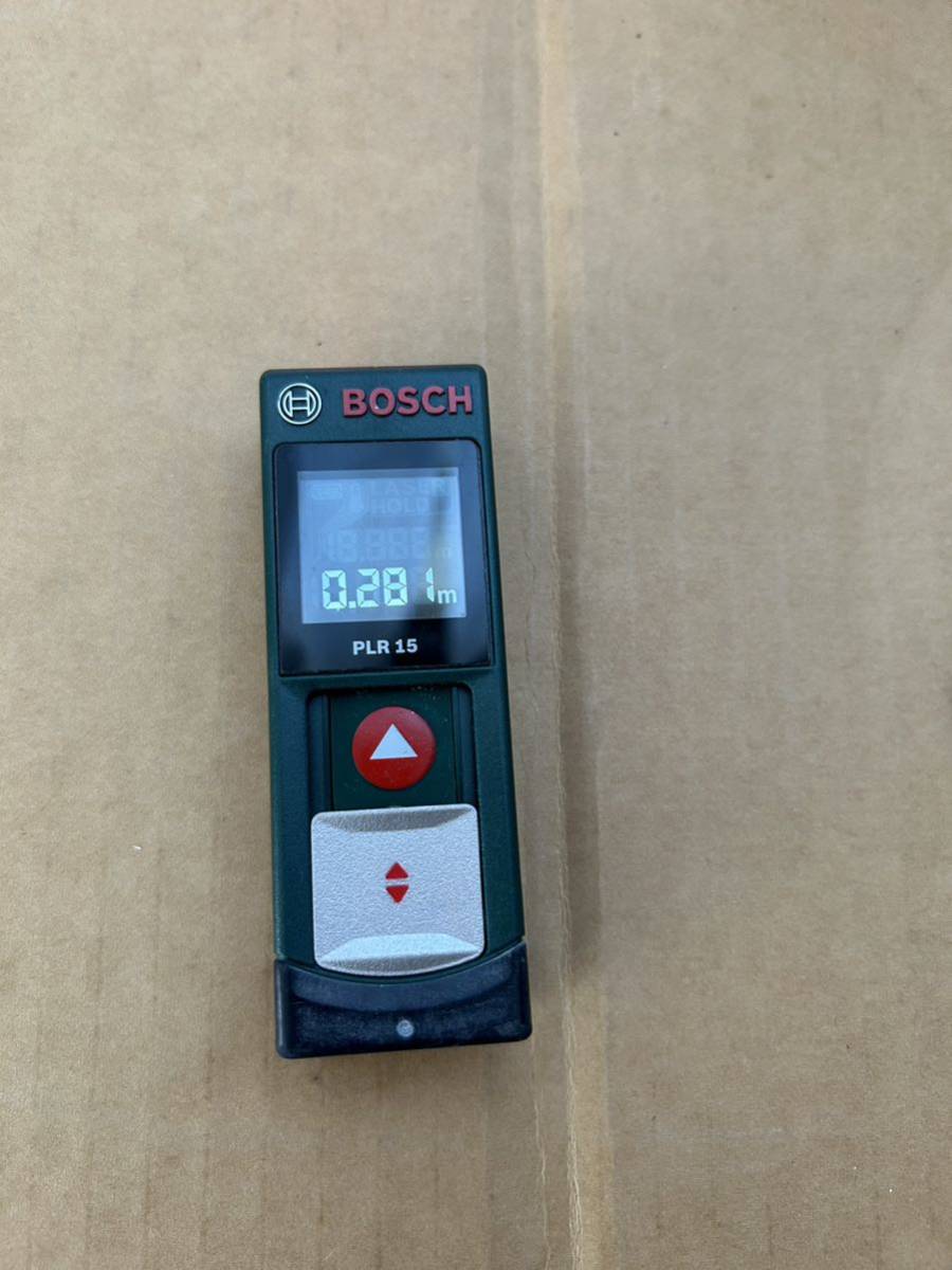 BOSCH ボッシュ レーザー距離計 PLR15 距離測定器 通電確認 現状品_画像1