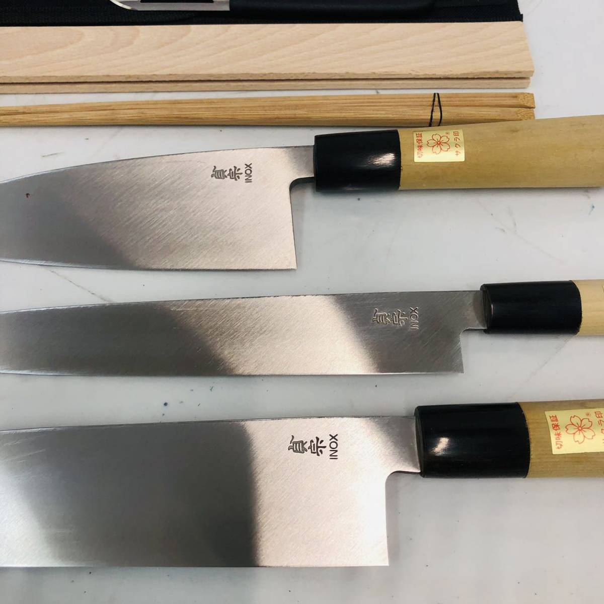 11SA57 辻 TSUJI 調理師学校 包丁 セット 調理師 中古 現状品 動作未確認_画像5