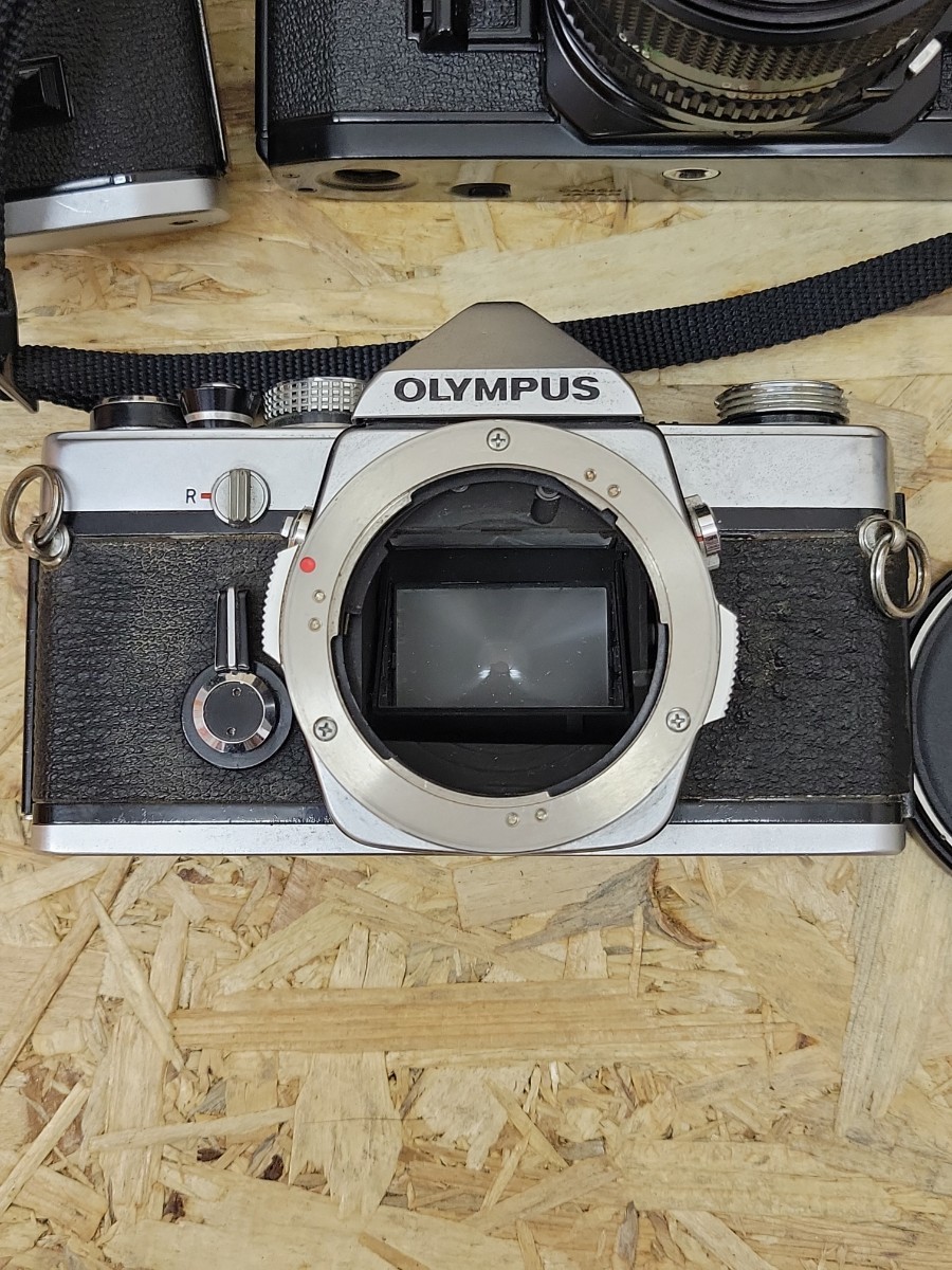 D 当時物 古い一眼レフカメラ 10点まとめて フィルムカメラ Canon PENTAX OLYMPUS AE-1 program A FD 50mm 1:1.4 カメラレンズ 昭和レトロ_画像8