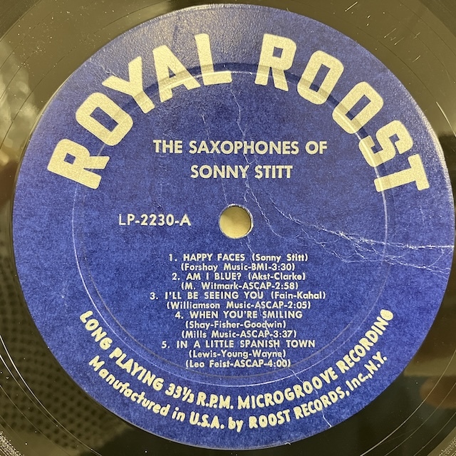 ●即決LP Sonny Stitt / The Saxophones Of Sonny Stitt Lp2230 j39076 米オリジナル、Dg Mono ソニー・スティット_画像3