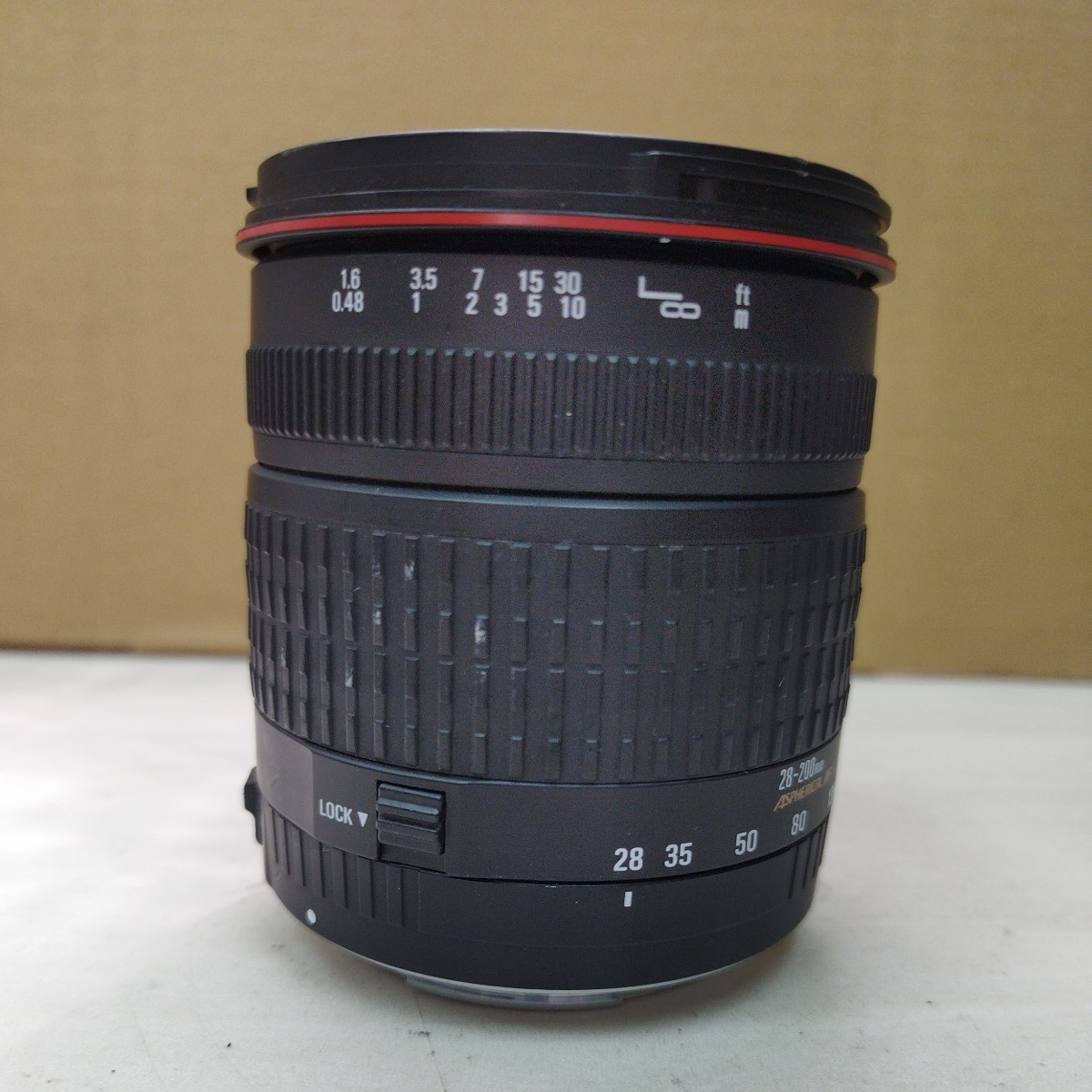 SIGMA ZOOM 28 - 200mm 1:3.5-5.6 DL HYPERZOOM MACRO Φ72 シグマ カメラレンズ EF キヤノン用 未確認 LENS1243_画像3