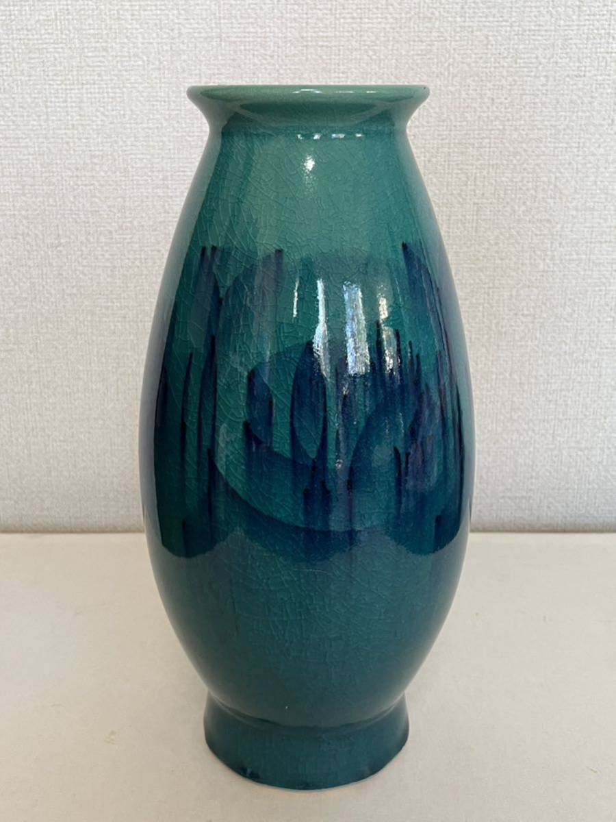 陶器 花瓶 花入 管理A1948 約28cmの画像3