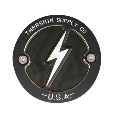 THRASHIN SUPPLY*M8*DISHD Point cover * black 0940-1846 TSC-3027-4 Harley 