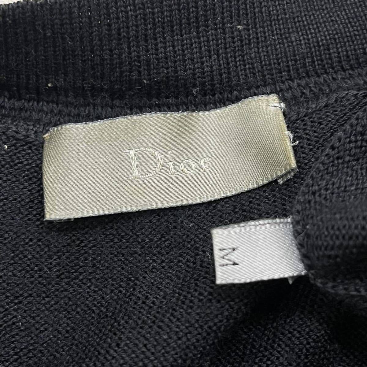 おしゃれ人気 DIOR HOMME ディオールオム 07AW ウール Vネック ニット