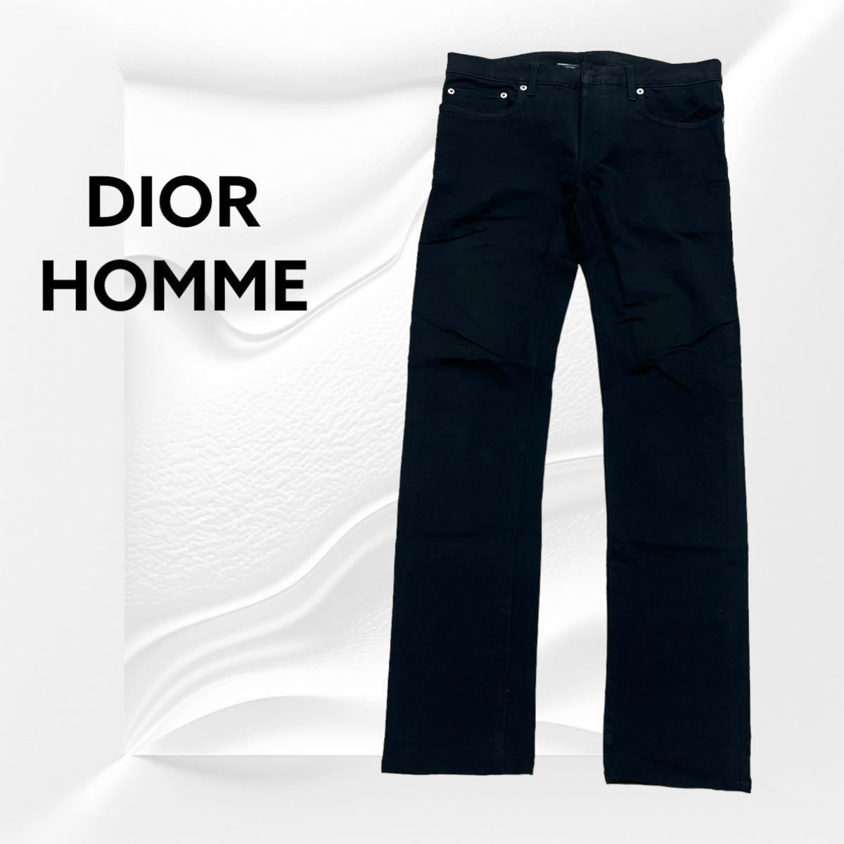 DIOR HOMME ディオールオム 07SS エディ期 ストレッチ ブラック DIOR HOMME ディオールオム 07SS エディ期 ストレッチ ブラック