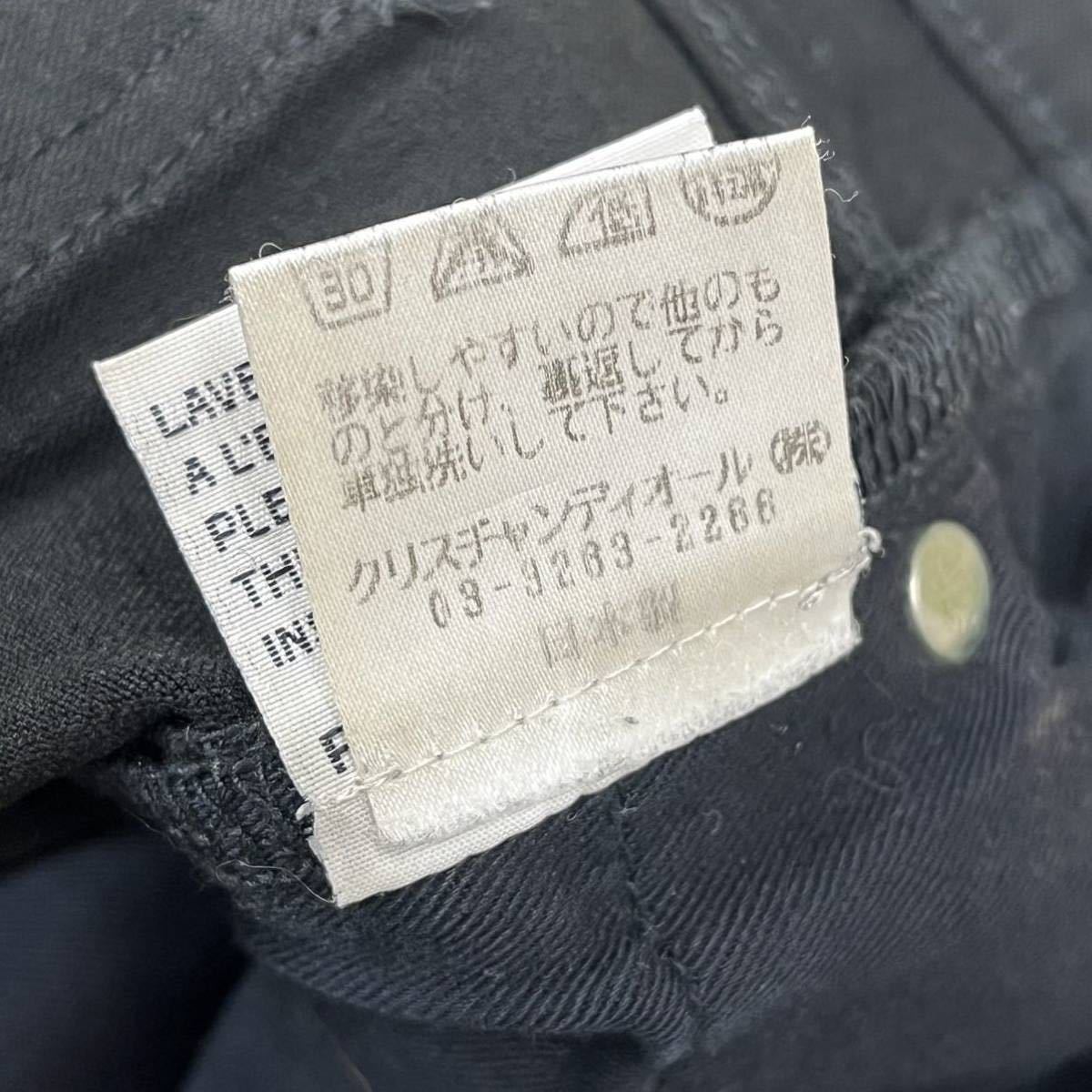 DIOR HOMME ディオールオム 07SS エディ期 ストレッチ ブラック DIOR HOMME ディオールオム 07SS エディ期 ストレッチ ブラック