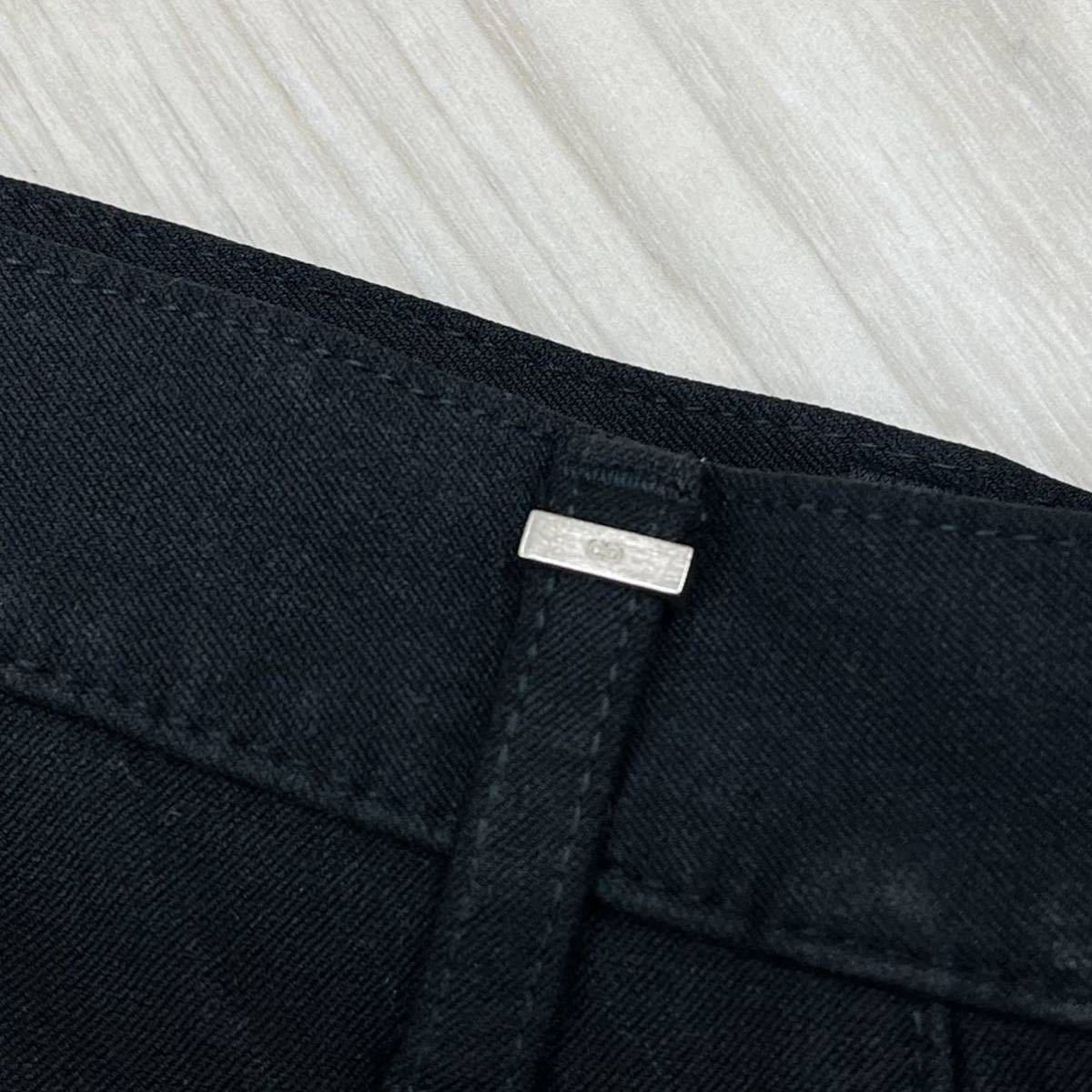 DIOR HOMME ディオールオム 07SS エディ期 ストレッチ ブラック DIOR HOMME ディオールオム 07SS エディ期 ストレッチ ブラック