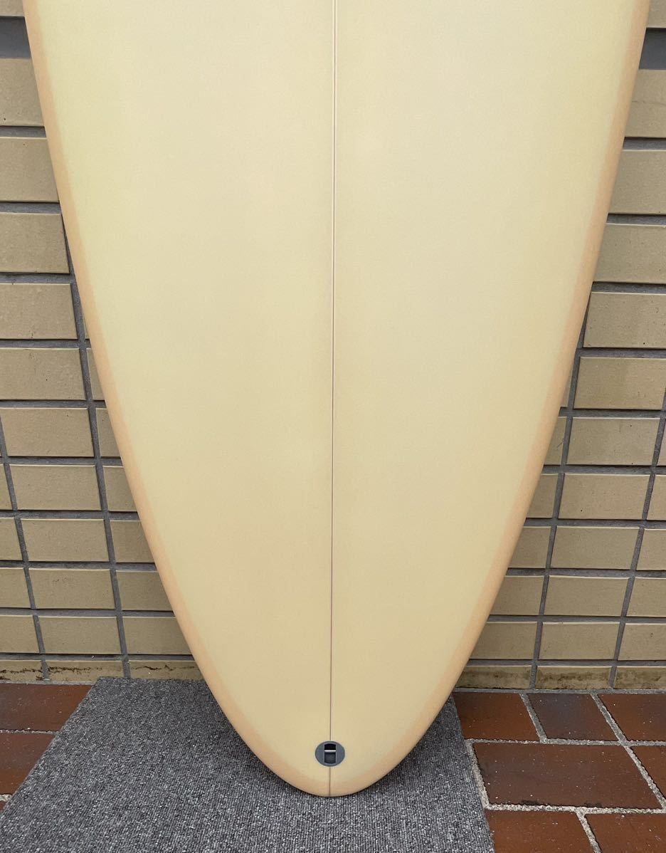 新品！未使用！大特価！バイロンベイ発！ELEMENT SURFBOARD DOUBLE YOKE 7’2” 46.75L PU カラー　YELLOW/ORANGE ミッドレングス_画像4