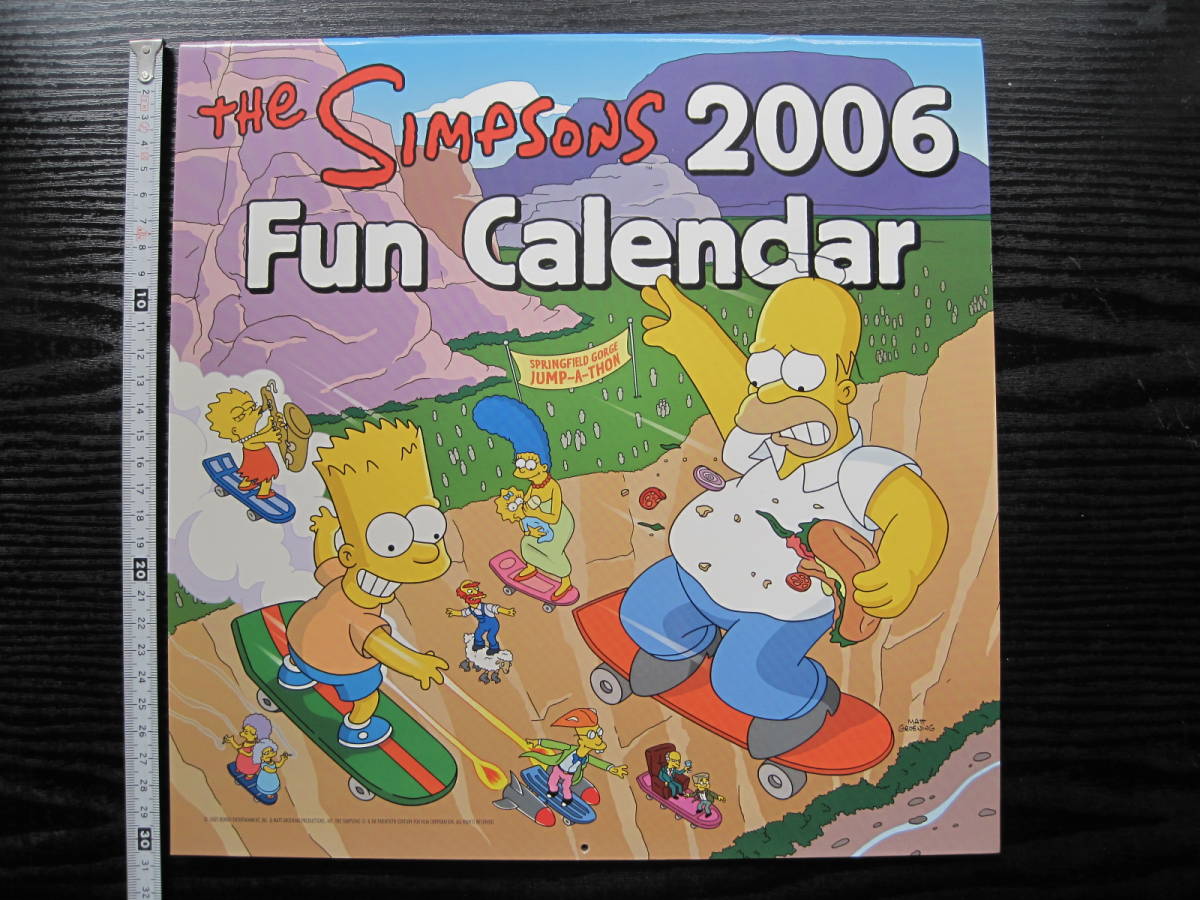 The Simpsons 2006 FAN CALENDAR by Matt Groening аниме The * Simpson z календарь 