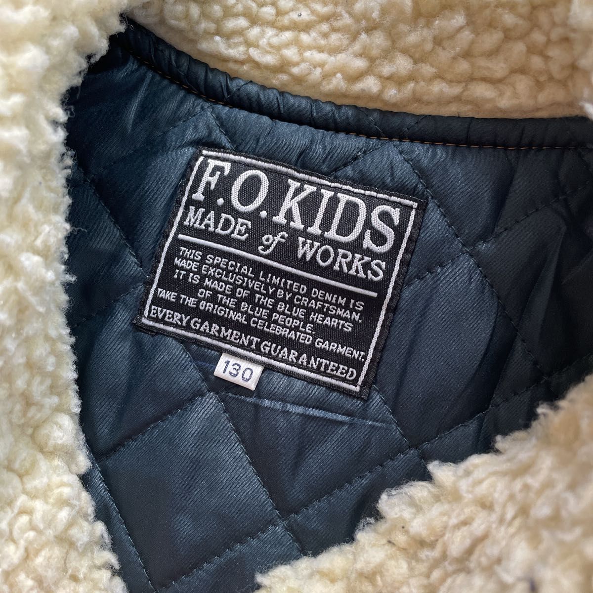 F.O.KIDS エフオーキッズ 130cm ジャケット 上着 アウター デニムジャケット デニム ジャケット 子供服