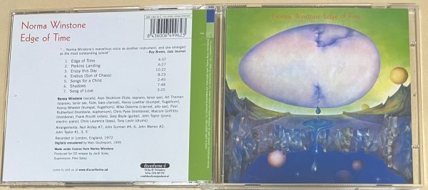 輸入盤CD Norma Winstone Edge Of Time Azimuth John Taylor ブリティッシュ・ジャズ・ロック_画像1