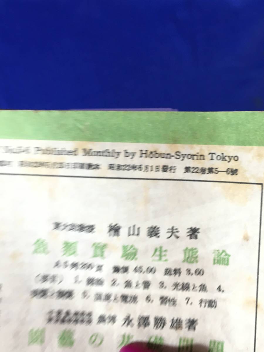 CK1802B●科学世界 1947年5・6月号 鳳文書林 電気特集号/超短波多重通信の新課題/電力需給の近況/真空管のできるまで_画像2