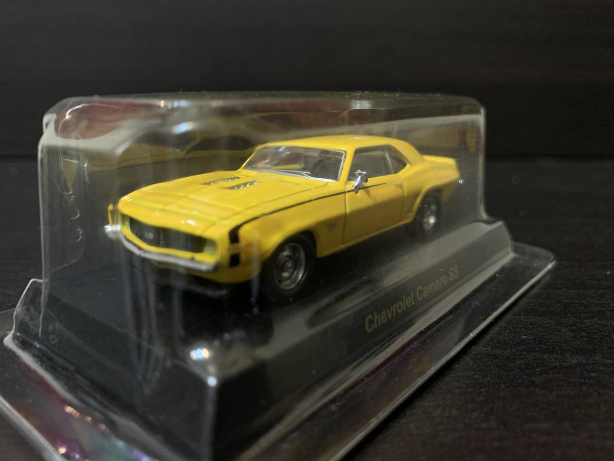 京商 Shevrolet Camaro SS（シボレー カマロ SS）ダイキャストミニカー　イエロー　USA スポーツカー コレクション2_画像2