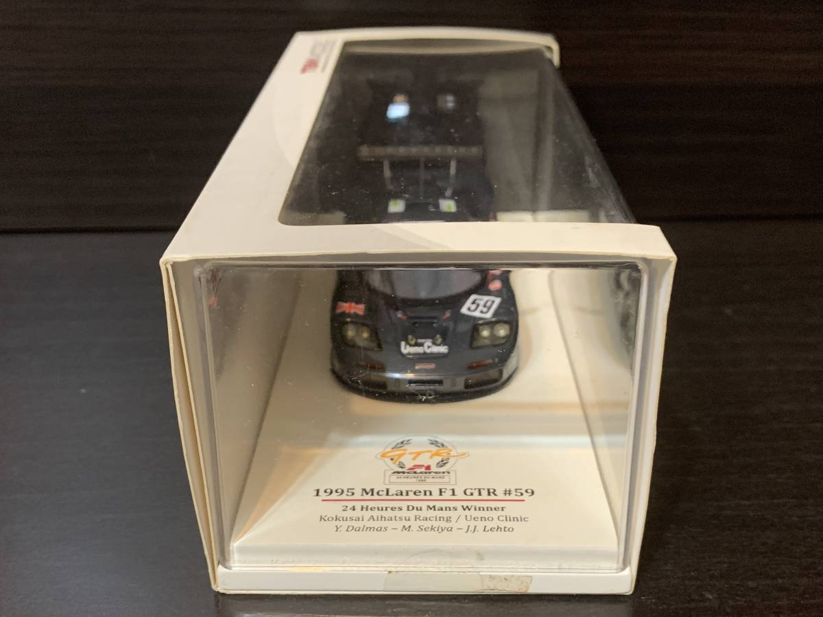 McLaren（マクラーレン ）F1 GTR ル・マン24時間耐久レース Winner 1995 #5 Ueno Clinic TSM MODEL 1/43スケール _画像3