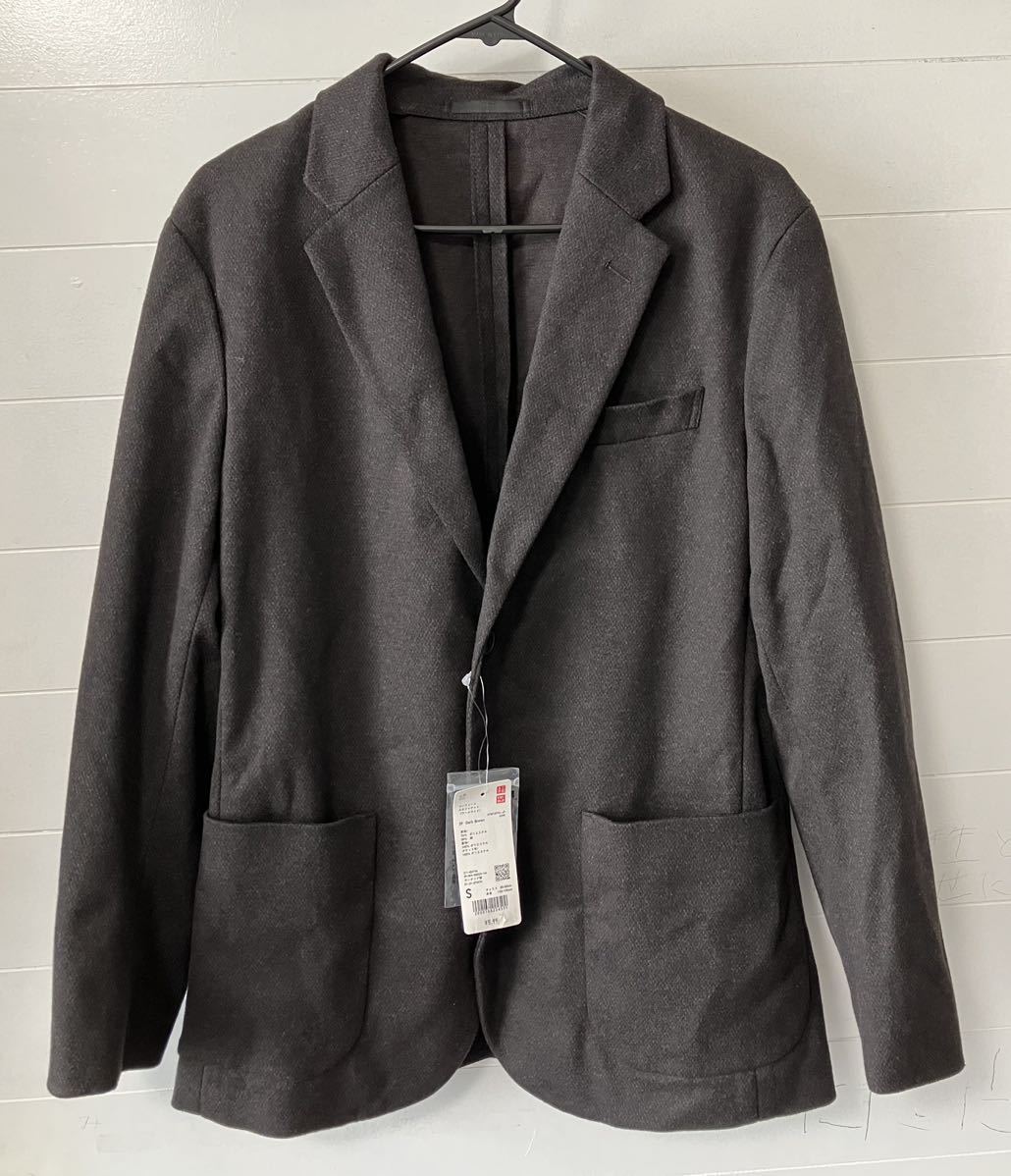 新品　ユニクロ　コンフォート2Bジャケット（ウールライク・袖丈着丈標準）Sサイズ_画像2