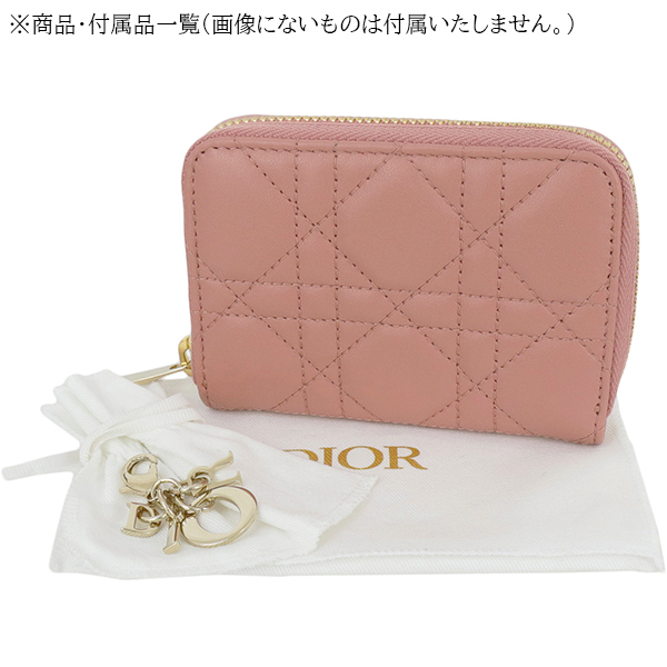 ディオール DIOR スモール ジップコインケース ヴォヤジュール レディディオール ピンク 1772_画像7