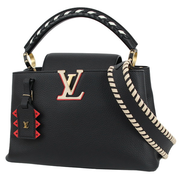 ルイヴィトン LOUIS VUITTON ハンドバッグ ショルダーバッグ レディース M56764 カプシーヌ PM LVクラフティ 2402_画像1