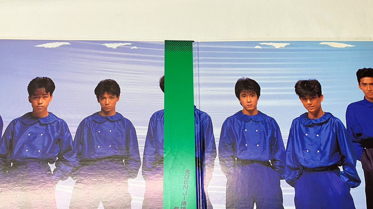 X28311▲帯付 光GENJI LPレコード 1st アルバム/ガラスの十代/STAR LIGHT(LPバージョン)/BAD BOY/和モノ_画像4