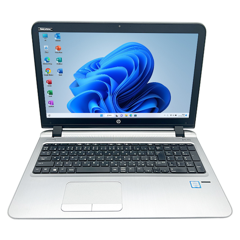 即配 第六世代Corei3 大画面15.6型 驚速SSD128GB メモリ8GB Windows11 MSoffice2021 テンキ HP ProBook 450G3 カメラ BT 無線 DVD-ROM D163_画像2