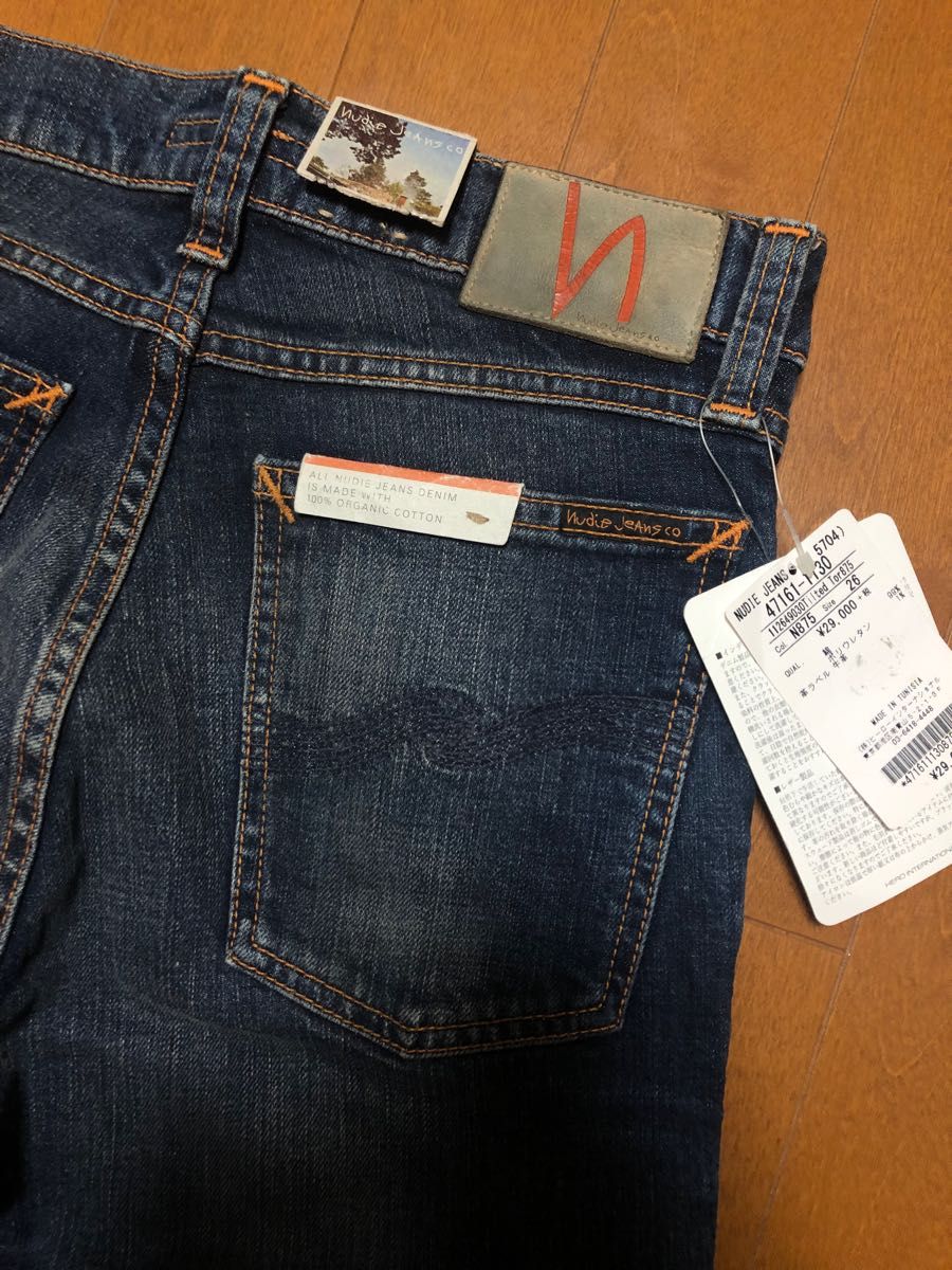 【新品】Nudie Jeans ヌーディージーンズ  インディゴ デニム W26