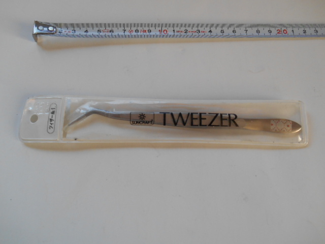 サンクラフト ステンレスピンセット 165mm NO.1 ツィザー Tweezer 川嶋工業 日本製の画像9