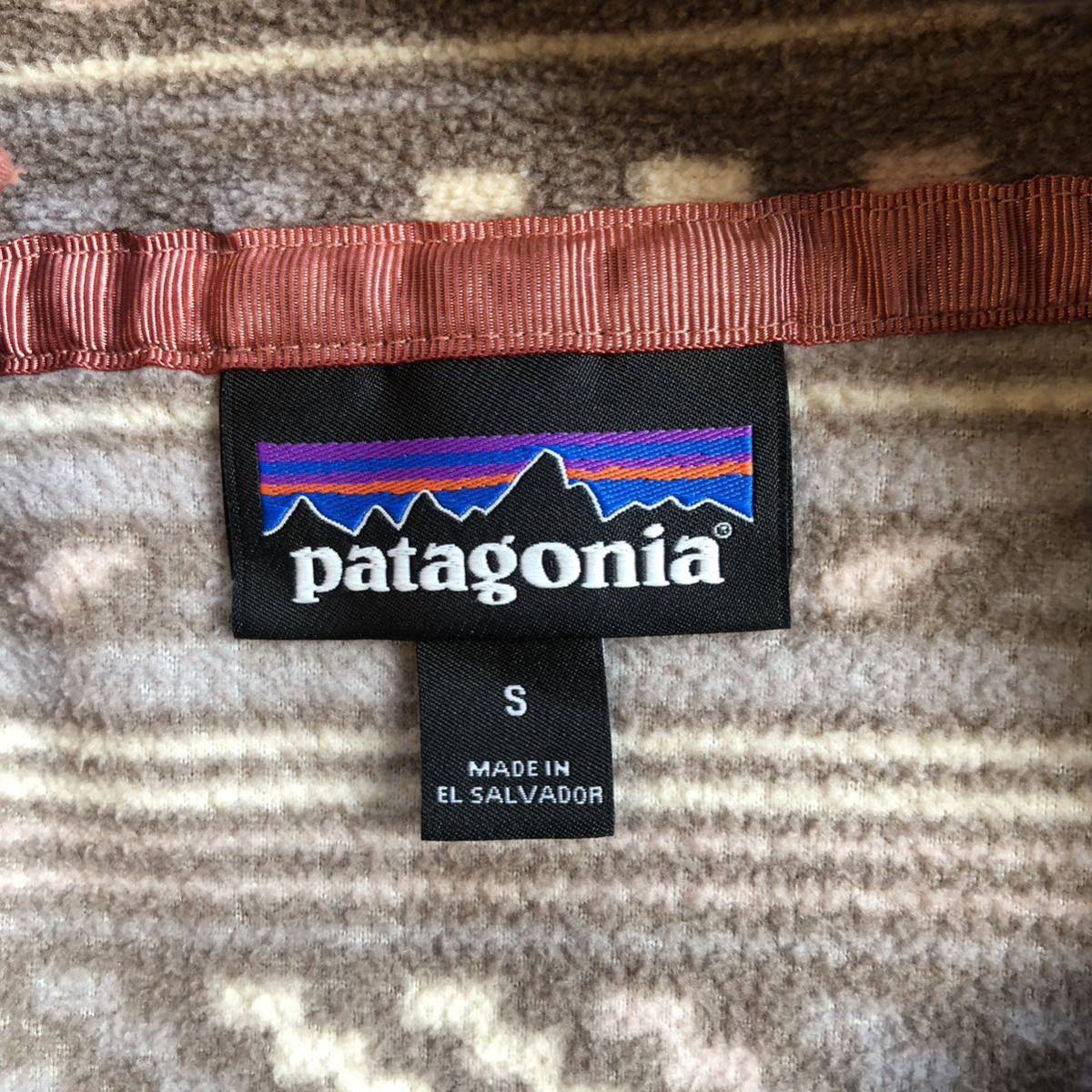 USA古着 patagonia パタゴニア プルオーバー スナップ フリース プルオーバー メンズ サイズ Sアメカジ アウトドア キャンプ 保温 J2930_画像4