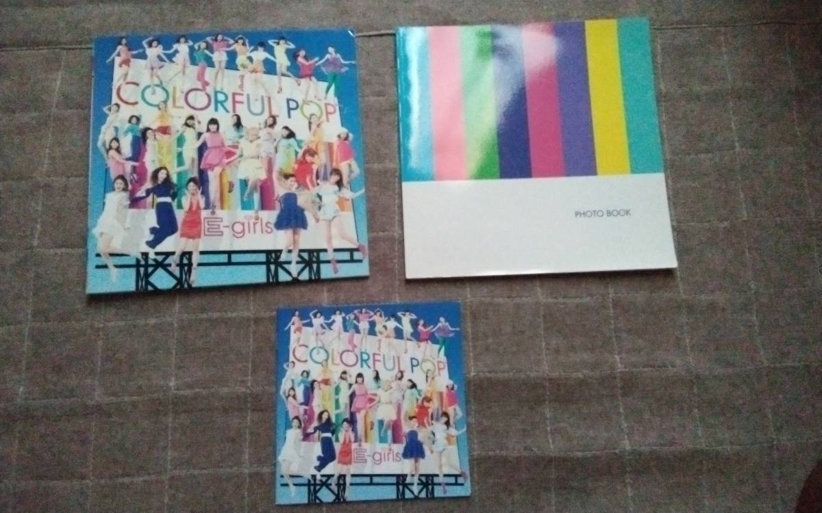 E-girls COLORFUL POP Photo book　歌詞カード　_画像1