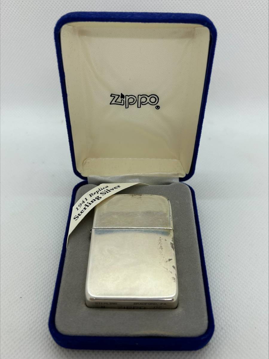 8643 ZIPPO/ジッポ STERLING 着火未確認 スターリングシルバー(Zippo