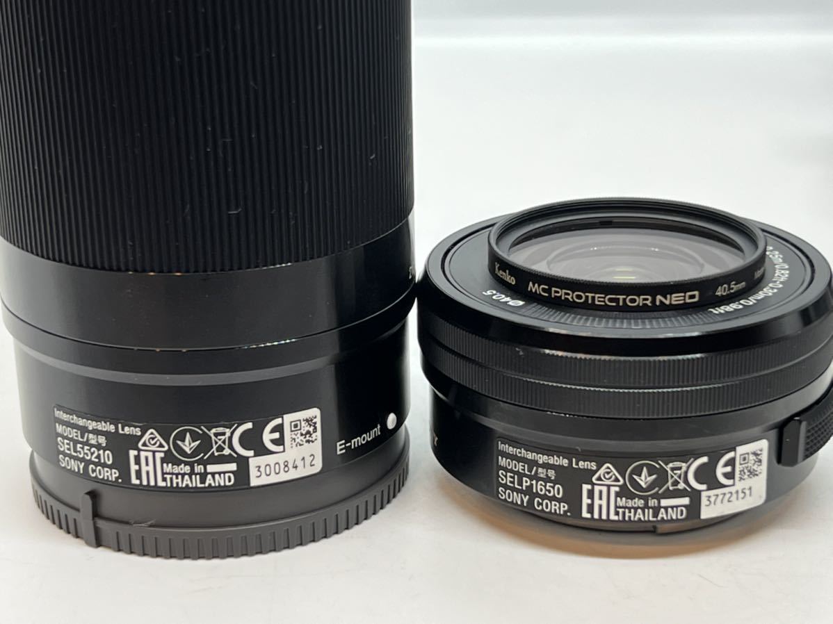 美品 SONY α6000 ILCE-6000 デジタル ミラーレス一眼 / SELP1650 E 3.5-5.6/PZ 16-50 OSS / SEL55210 E 4.5-6.3/55-210 OSS 【HY135】_画像10