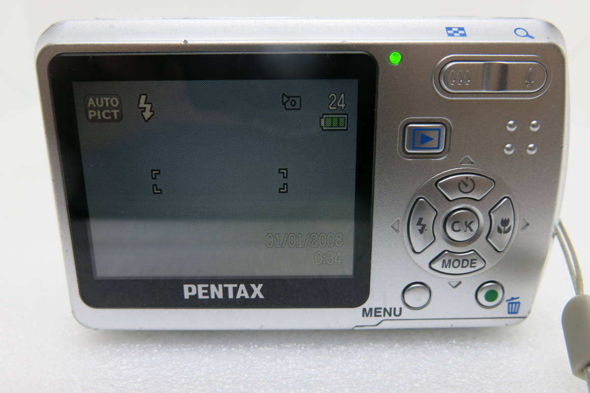 PENTAX optio E50 ズームレンズ内臓全自動コンパクトスチルカメラ　８１０万画素 【APM023】_画像7