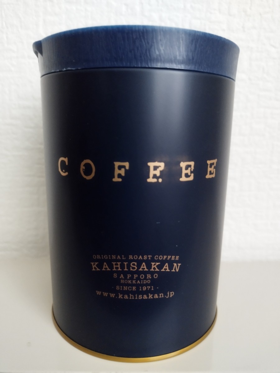 【新品・未使用】可否茶館　カヒサカン　コーヒー豆　保存缶_画像1