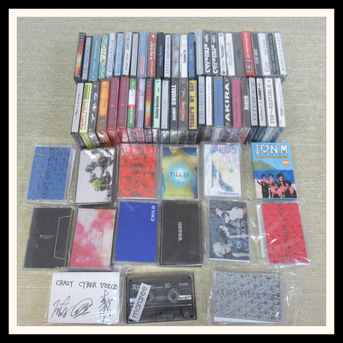 ▼V系 デモテープ 65本セット/Waive/サイコ・ル・シェイム/JZEiL/CRYMU/Rebirth/アキラ 諦/【C3【R2023-09-12-507_画像1